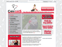 Tablet Screenshot of chiens-guides.com